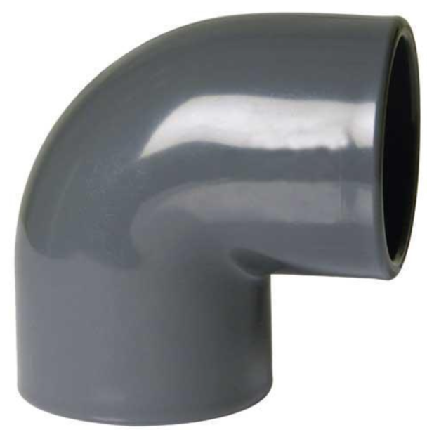 Cot din PVC la 90 de grade 140 mm