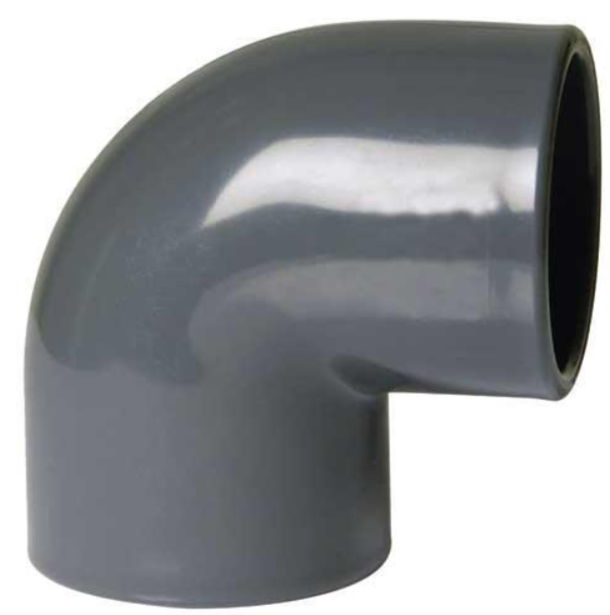 Cot din PVC la 90 de grade 90 mm