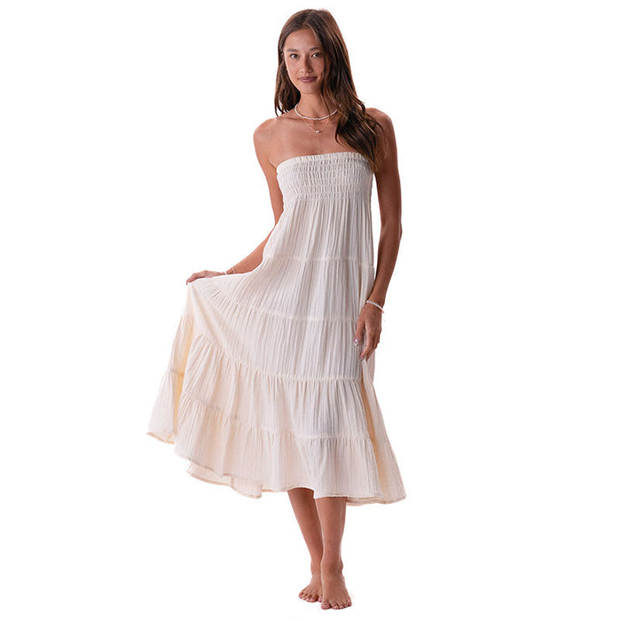 Cotton Sundrift Maxi Skirt - Cream