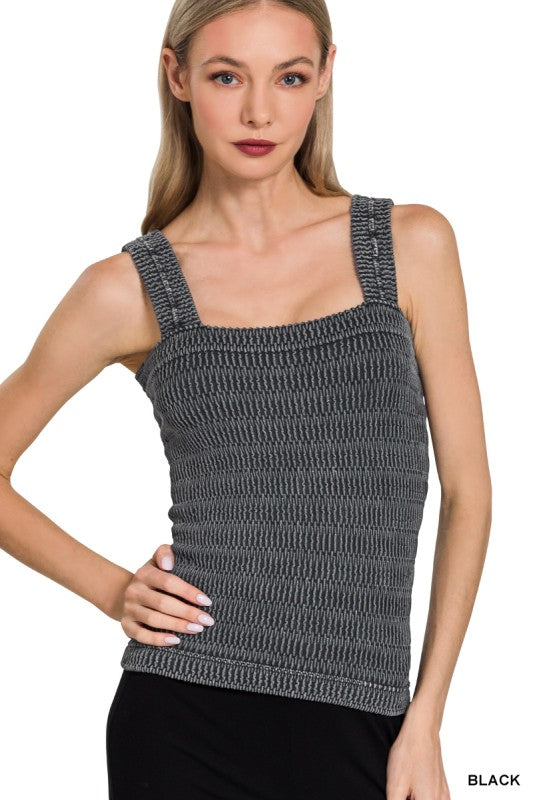 Crinkle tank