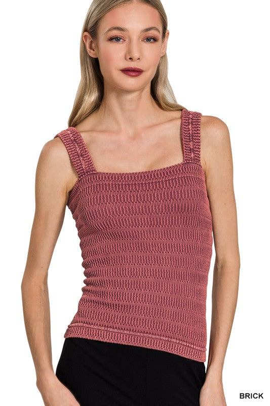 Crinkle tank