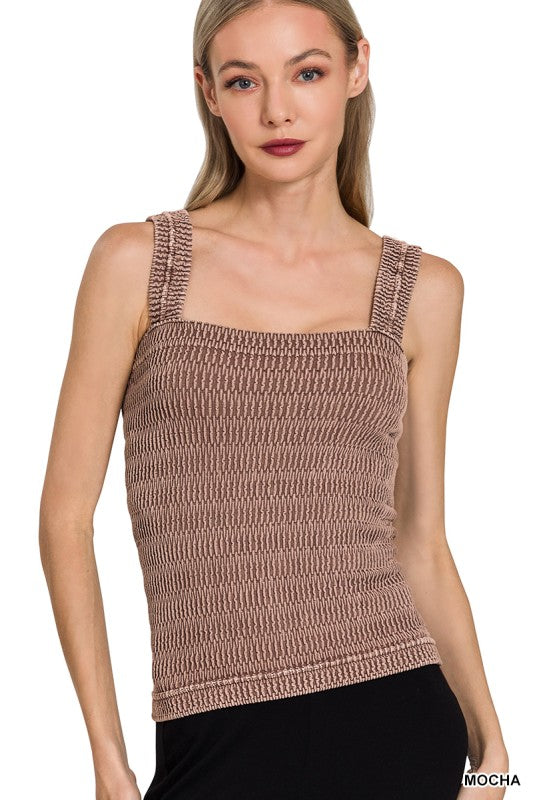 Crinkle tank