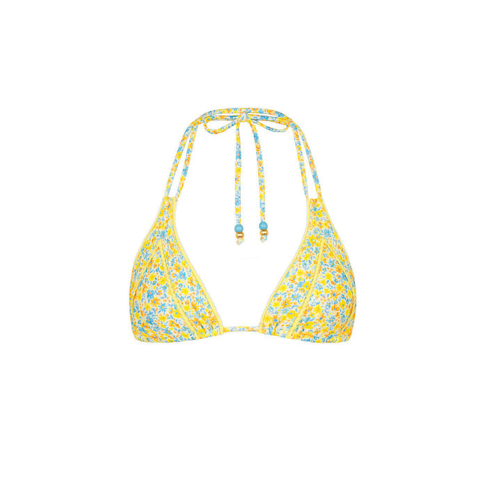 Decorative Panel Halter Bikini Top - Dreamy Daze