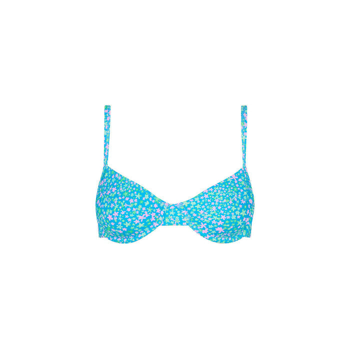 Ditzy Underwire Bra Top - Ocean Kisses