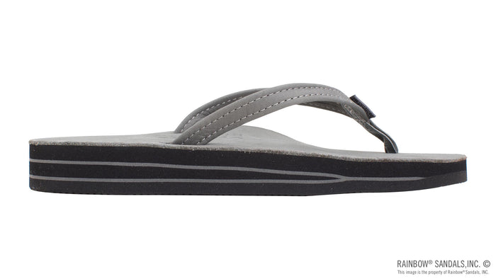 Double Arch Narrow Strap Sandals - Grey