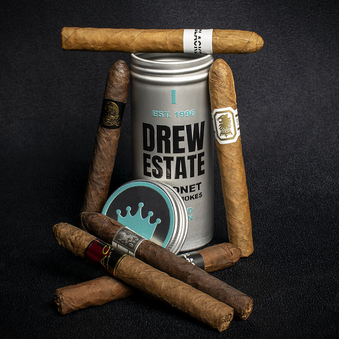 Drew Estate Coronet Cigars - Exclusive Limited Edition 6 Cigar Sampler Tin