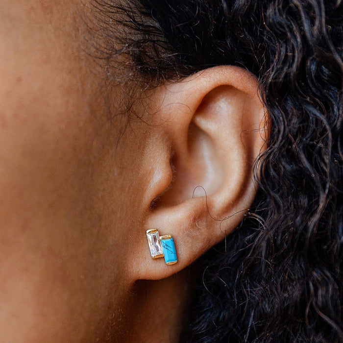 Earrings - La Playa Studs - Gold