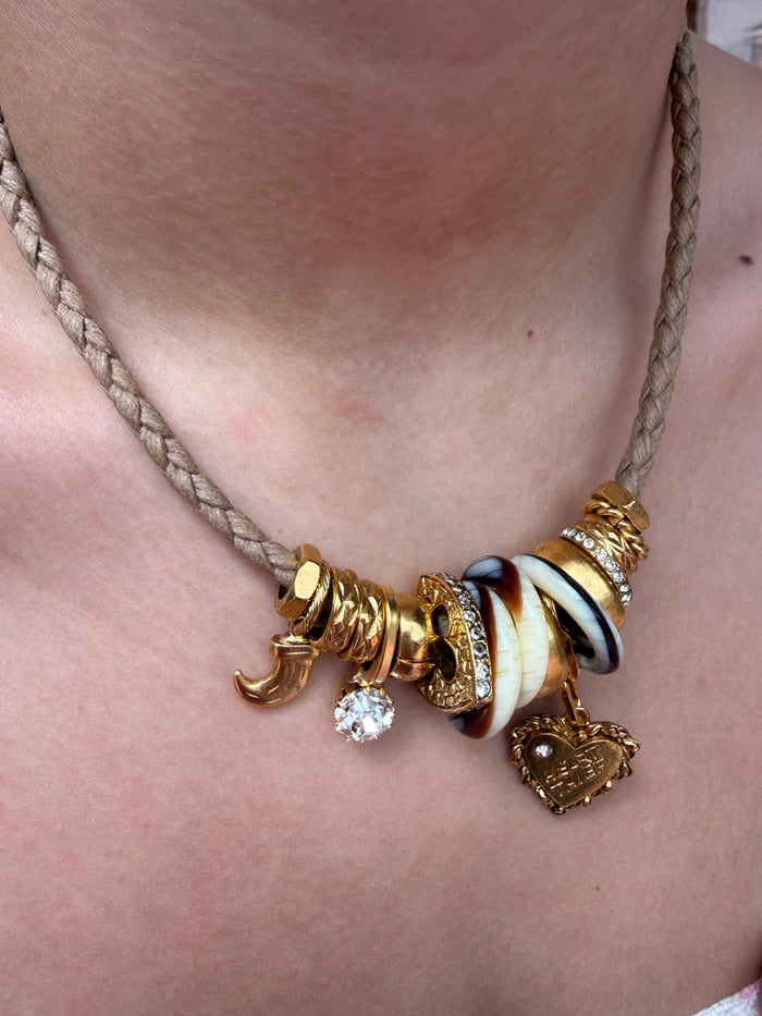 Elizabeth Cole Cosmic Love Necklace