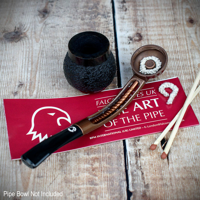Falcon Pipe Stem -  Extra Bent