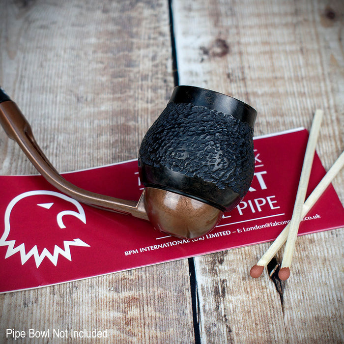 Falcon Pipe Stem -  Extra Bent