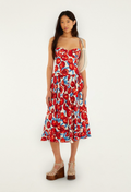 Farm Rio Cherry Midi Dress