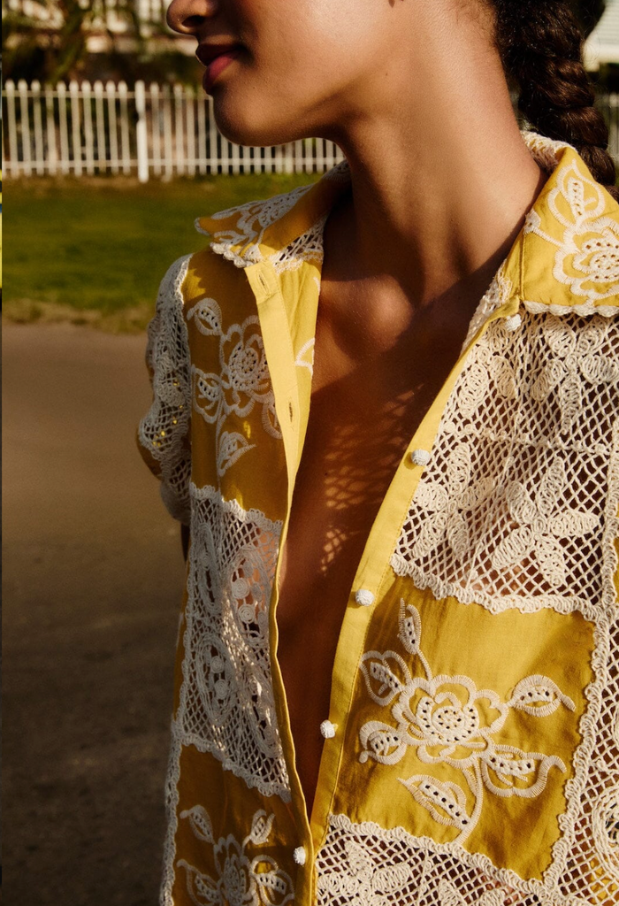 Farm Rio Lace Blouse