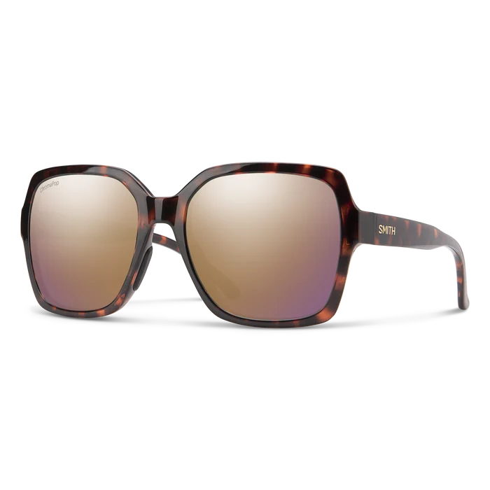 Flare Sunglasses - Tortoise/ChromaPop Polarized Rose Gold Mirror