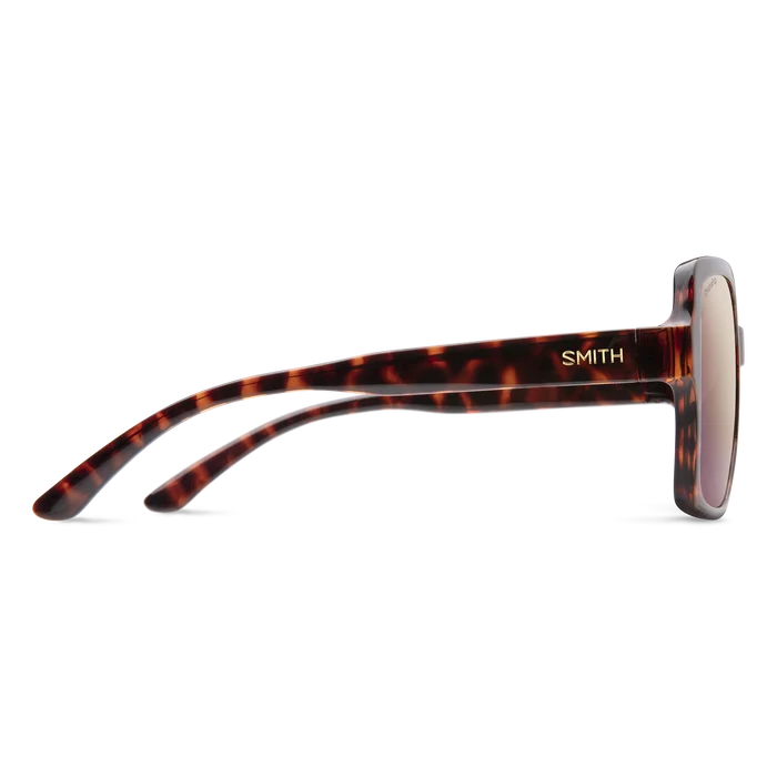 Flare Sunglasses - Tortoise/ChromaPop Polarized Rose Gold Mirror
