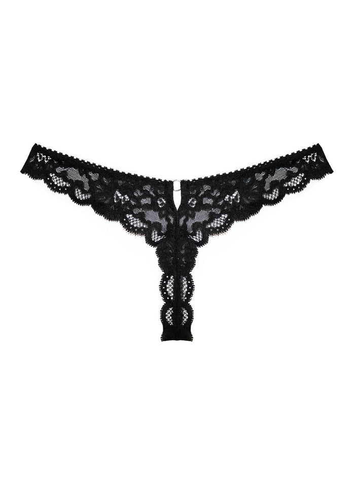 Fleur Du Mal Charlotte Lace Thong