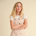 Floral overall dress