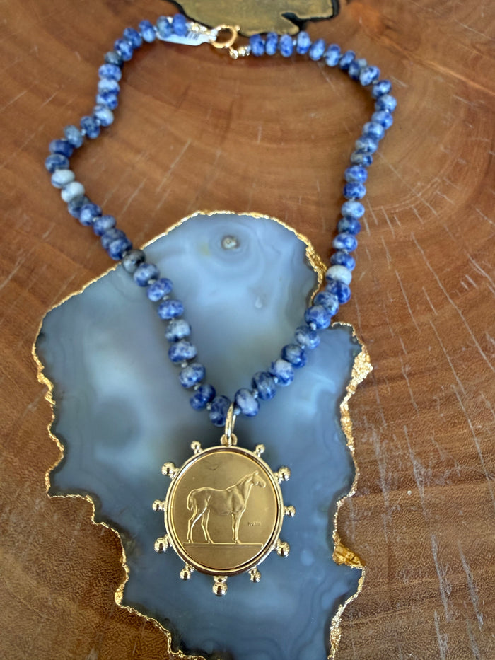 Gems by SJ Horse Pendant Necklace