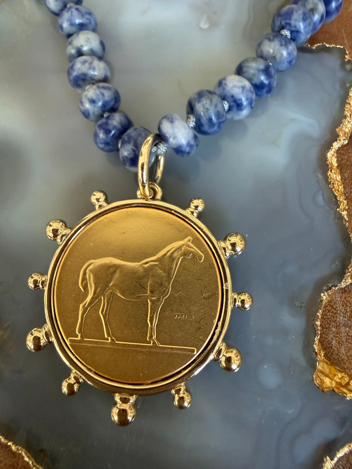 Gems by SJ Horse Pendant Necklace