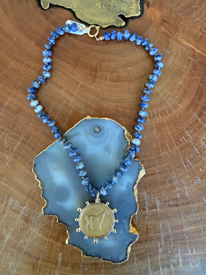 Gems by SJ Horse Pendant Necklace