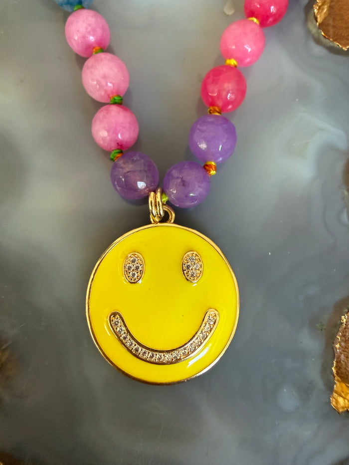 Gems by SJ Smiley Face Necklace