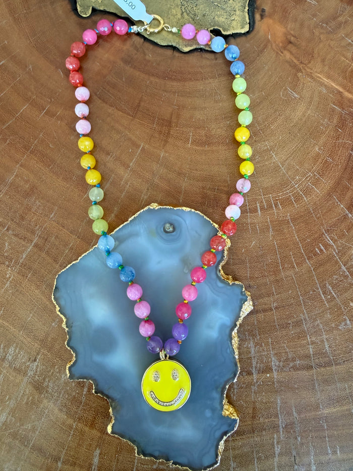 Gems by SJ Smiley Face Necklace