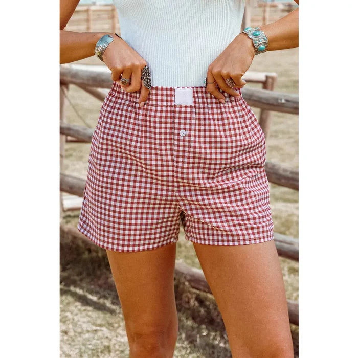 Gingham shorts