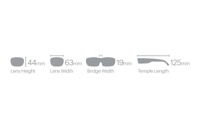 Guide's Choice XL Sunglasses - Matte Black/ChromaPop Polarized Glass Blue Mirror
