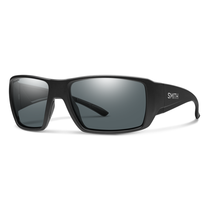 Guide's Choice XL Sunglasses - Matte Black/ChromaPop Polarized Glass Grey/Black