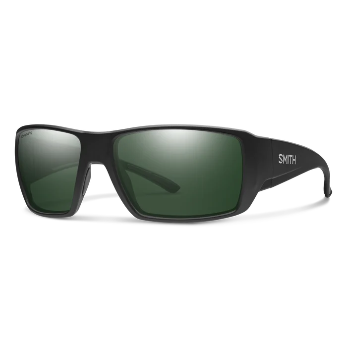 Guide's Choice XL Sunglasses - Matte Black/ChromaPop Polarized Grey-Green