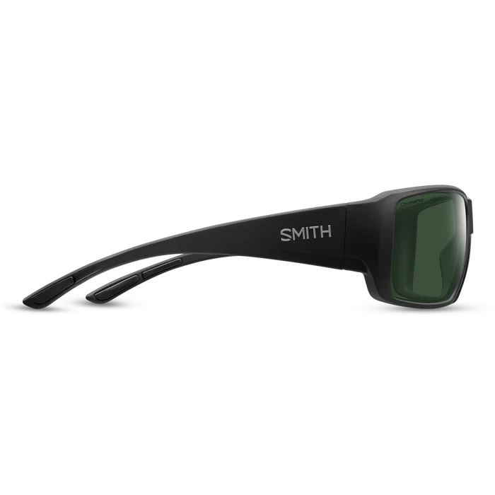 Guide's Choice XL Sunglasses - Matte Black/ChromaPop Polarized Grey-Green