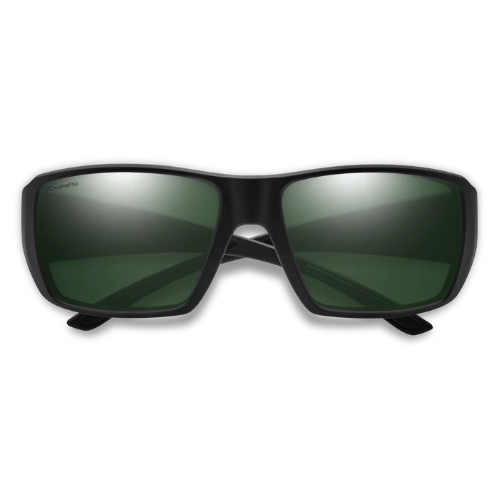 Guide's Choice XL Sunglasses - Matte Black/ChromaPop Polarized Grey-Green