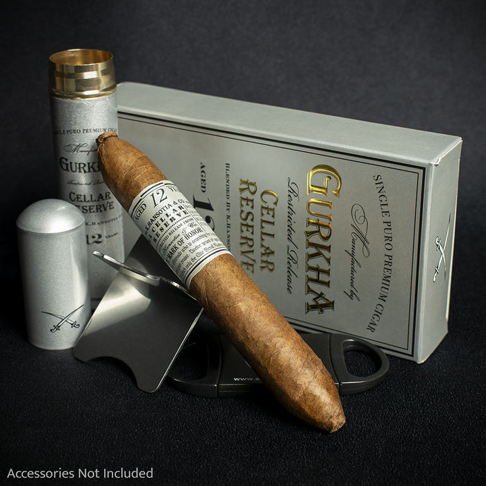 Gurkha Cellar Reserve Aged 12 Years Platinum Hedonism Tubos Cigars - 3 Pack