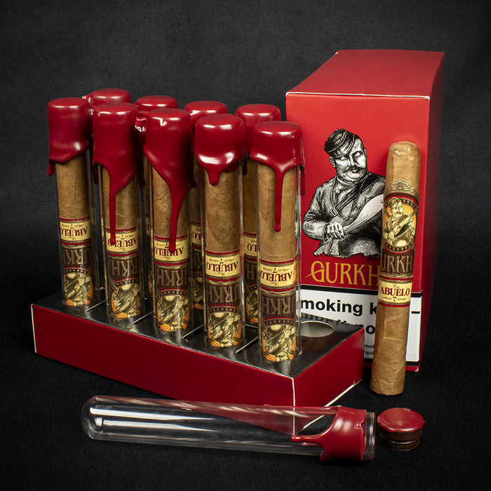 Gurkha Private Select Abuelo Rum Corona Cigars - Box of 10