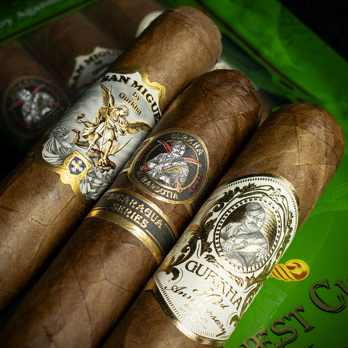 Gurkha Selection Boutique Toro Cigars - Green Pack of 6