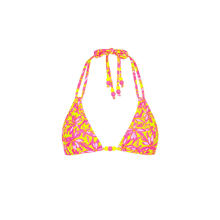 Halter Bralette Top - Sherbert Skies