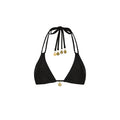 Halter Bralette Top - Twilight Black Shimmer