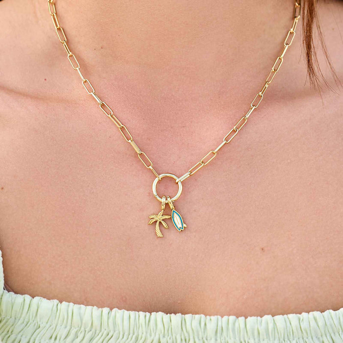 Harper Charm - Palm Tree (Gold)