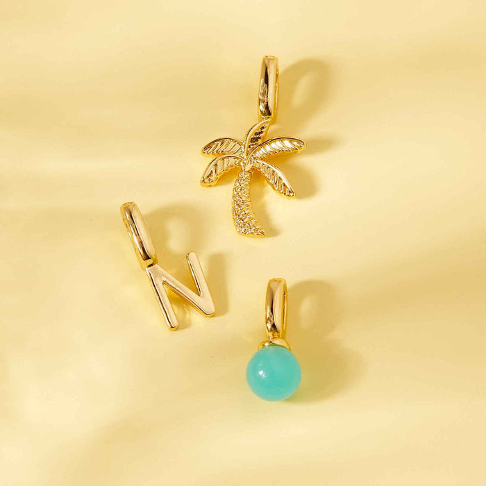 Harper Charm - Palm Tree (Gold)