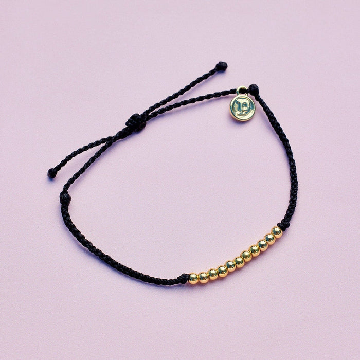 Harper Charm Bracelet - Bead String (Gold)