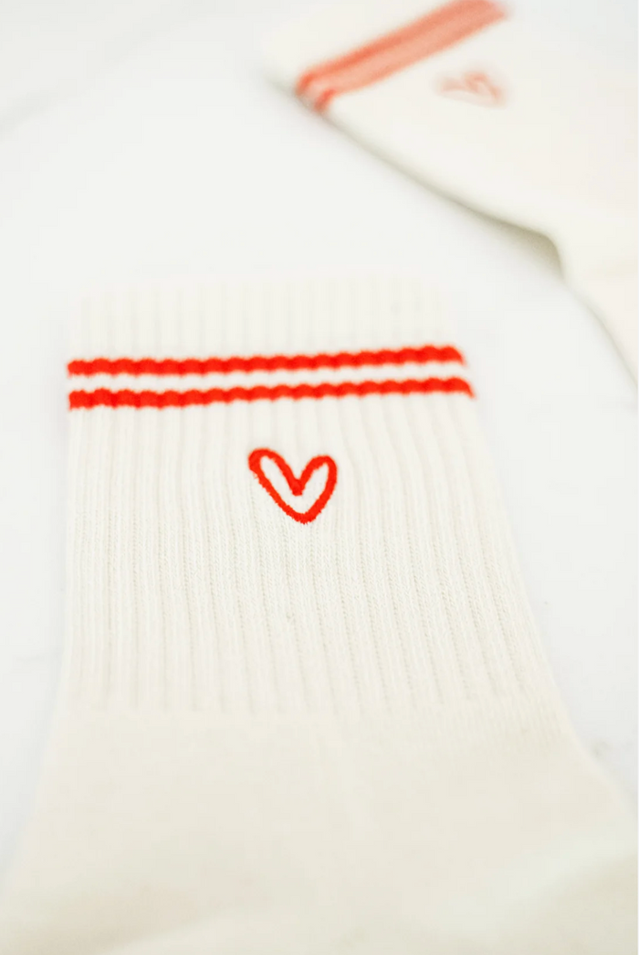 HOS Crew Heart Sock