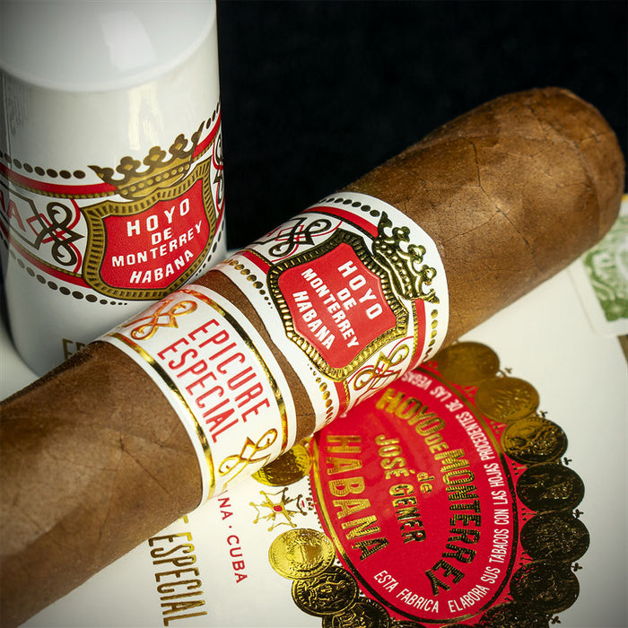 Hoyo de Monterrey Epicure Especial Tubos Cuban Cigars - 3 Pack