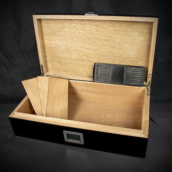Humidor Cuban Flag Design - 30 - 40 Cigar Capacity