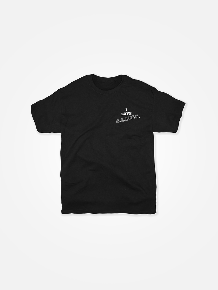 I LOVE SLUTS Tee Black