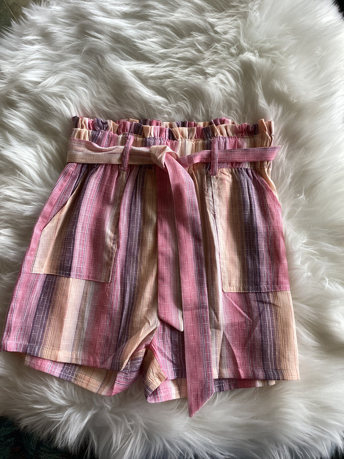 Pink Girls Shorts