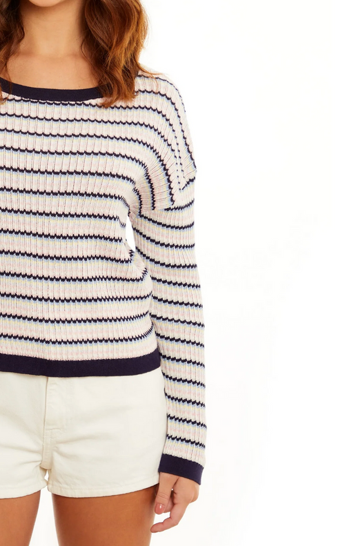 &Isla Indi Stripe Crew