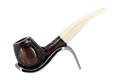 Jean Claude 9mm Filter Dark Rustic Briar Smoking Pipe - Shape 55
