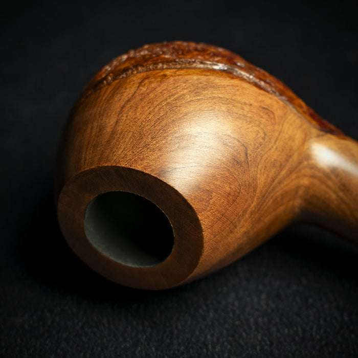 Jean Claude Rustic Wave 9mm Filter Briar Smoking Pipe - Shape 50