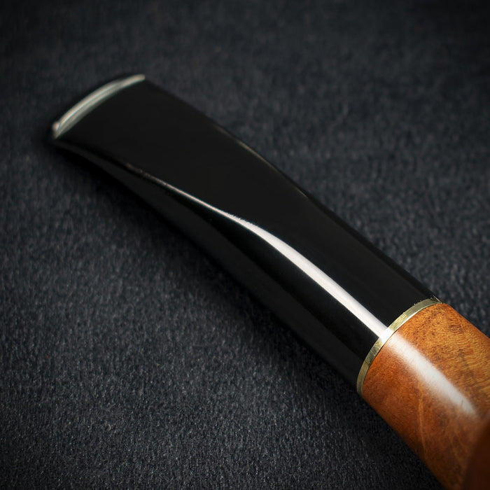 Jean Claude Rustic Wave 9mm Filter Briar Smoking Pipe - Shape 50