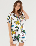 Katie Kime Butterly PJ Shorts Set
