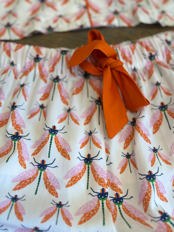 Katie Kime Dragonfly PJ Shorts